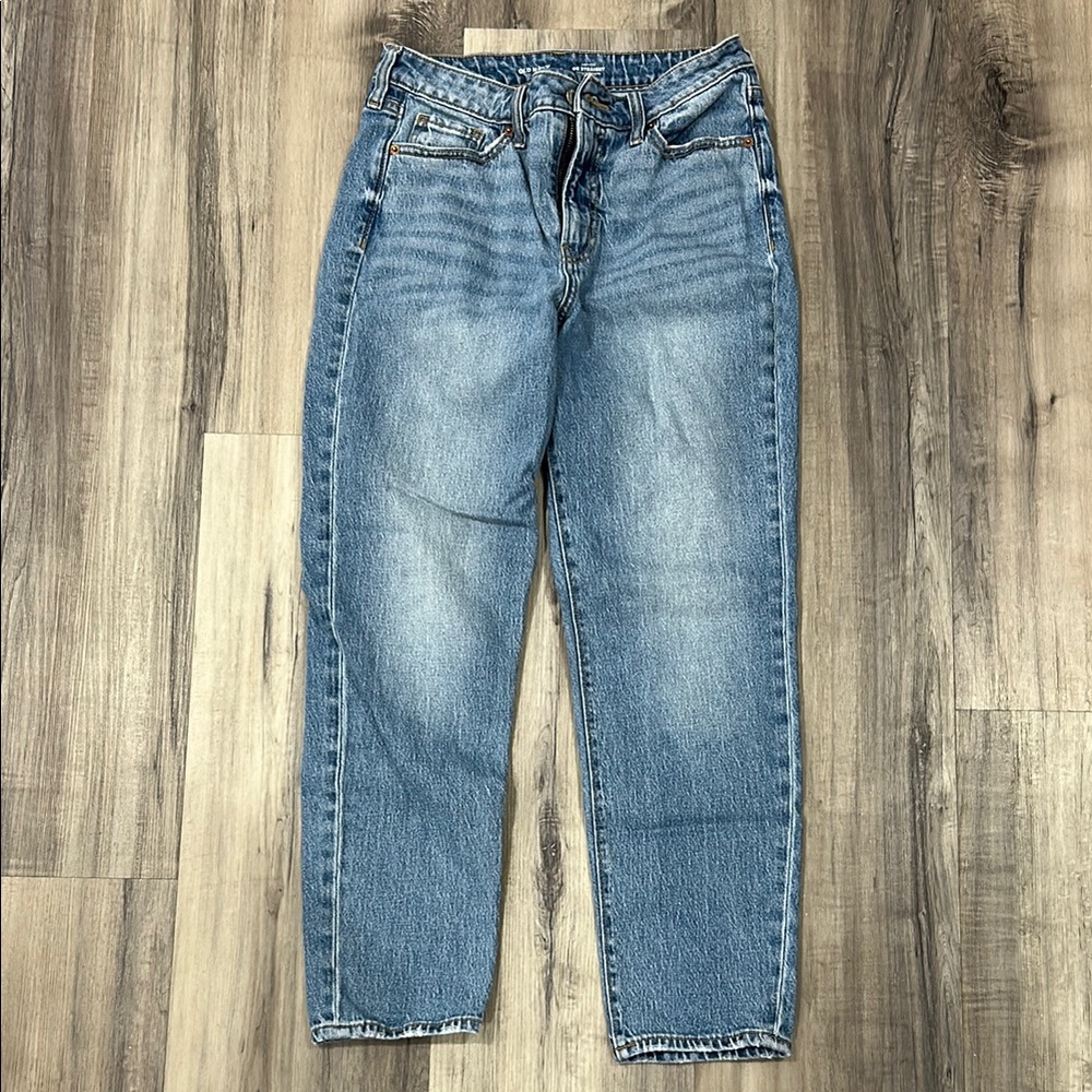 Old Navy High-Rise Straight Blue Jeans